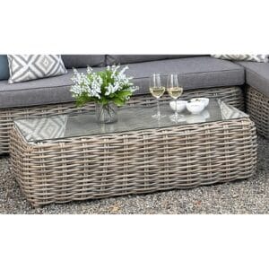 The versatile corner seating design provides ample space for guests, while the deep-filled cushions ensure exceptional comfort. The modern and sleek aesthetic makes it a stunning addition to contemporary patios, garden terraces, and outdoor lounging areas. Perfect for those who seek a refined and durable outdoor furniture set, the Amalfi Large Corner Set blends functionality with timeless elegance, making it the ideal choice for luxury outdoor living.