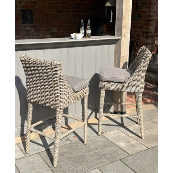 The Amalfi Collection Outdoor Bar Stool is a sleek and modern addition to any outdoor bar or alfresco dining space. Designed with high-quality, weather-resistant materials, this durable and stylish bar stool offers both comfort and elegance for patios, garden bars, and outdoor entertainment areas. Featuring a contemporary and ergonomic design, the Amalfi Outdoor Bar Stool provides sturdy support with a refined aesthetic, making it an ideal choice for both residential and commercial outdoor settings.