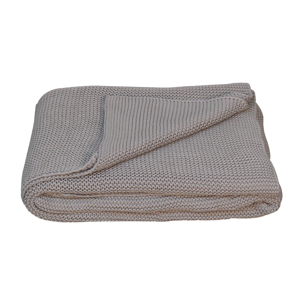 Waffle Knit Tassel Throw