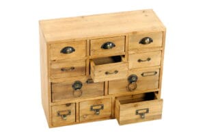 Office Organiser with 11 Drawers – Versatile Shabby Chic Desk Organiser - Image 2