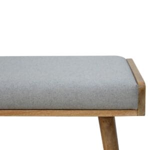 Grey Tweed Tray Style Footstool – Modern & Versatile Home Accent - Image 8
