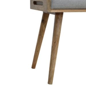 Grey Tweed Tray Style Footstool – Modern & Versatile Home Accent - Image 6