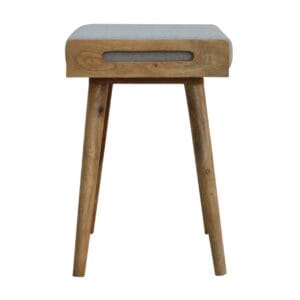 Grey Tweed Tray Style Footstool – Modern & Versatile Home Accent - Image 7