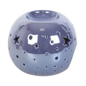 Purple Iridescent Star Oil Burner and Wax Warmer - Image 4