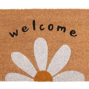 Natural Daisy Welcome Doormat - Image 2