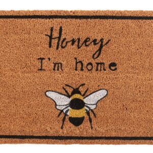 Natural Honey I’m Home Bee Doormat - Image 2