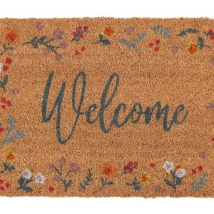Natural Botanical Welcome Doormat - Image 2