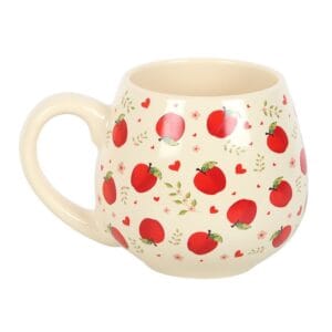 Apple Print Rounded Mug - Image 2