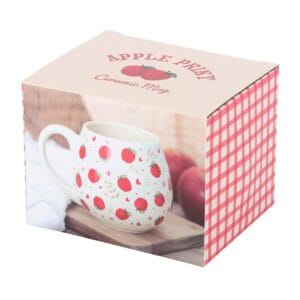 Apple Print Rounded Mug - Image 5