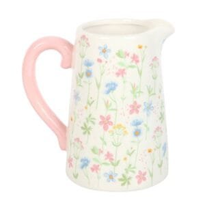 Floral Print Ceramic Flower Jug - Image 2