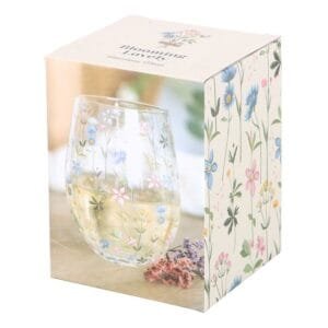 Floral Print Stemless Glass - Image 4