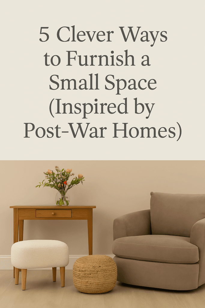 5 Clever Ways to Furnish a small space