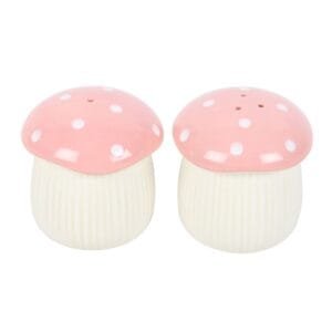 Pink Mushroom Salt and Pepper Shakers - Image 2
