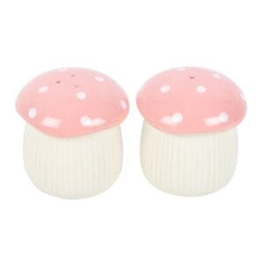 Pink Mushroom Salt and Pepper Shakers - Image 3