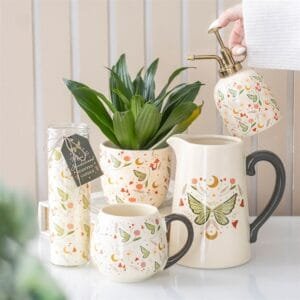 Fairy Wing Ceramic Flower Jug - Image 5