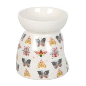 Floral Bug Print Oil Burner and Wax Warmer - Image 3