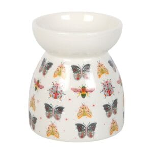Floral Bug Print Oil Burner and Wax Warmer - Image 4