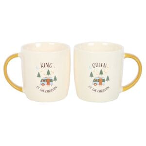 Camping King and Queen Couples Mug Set - Image 2