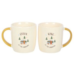 Camping King and Queen Couples Mug Set - Image 3