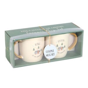 Camping King and Queen Couples Mug Set - Image 5