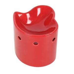 Red Heart Oil Burner and Wax Warmer - Image 3