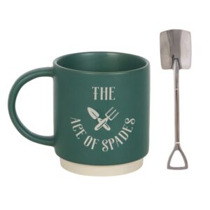 Ace of Spades Mug with Spade Spoon - Image 3