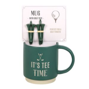 It's Tee Time Mug with Golf Tees - Image 2