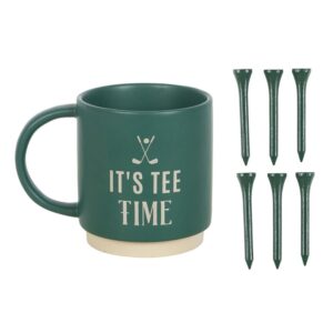 It's Tee Time Mug with Golf Tees - Image 3