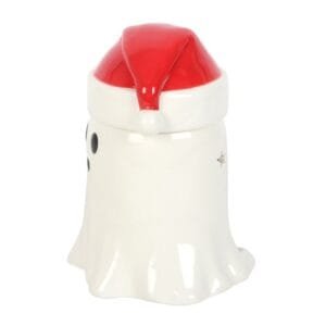 Ghost with Santa Hat Oil Burner and Wax Warmer - Image 4