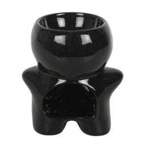 Black Gingerdead Man Oil Burner and Wax Warmer - Image 4