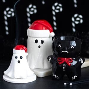 Black Gingerdead Man Oil Burner and Wax Warmer - Image 5
