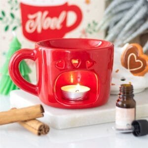 Hot Chocolate Mug Shaped Oil Burner - Image 2