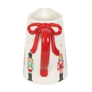 Nutcracker Ceramic Flower Jug with Bow - Image 3