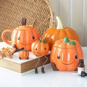 Cute Smiling Pumpkin Mug and Socks Set - Image 6