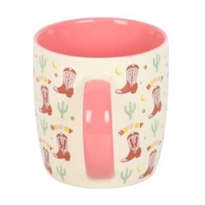 Howdy Cowboy Boot Print Mug - Image 3