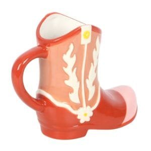 Pink Cowboy Boot Shaped Mug - Image 4