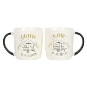 King and Queen Couples Caravan Mug Set - Image 2