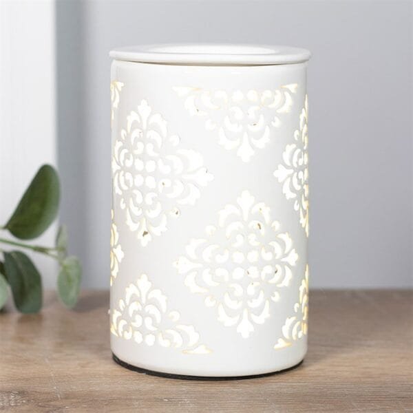 Damask Cut Out Electric Oil Burner - Image 3