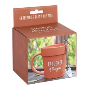 Gardener of the Year Pot Mug and Shovel Spoon - Image 2
