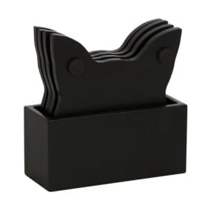 Mystic Mog Cat Face Coaster Set - Image 3
