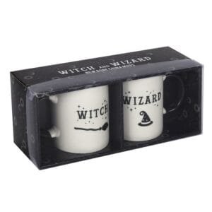 Witch and Wizard Mug Set - Image 2