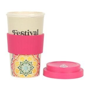 Festival Fuel Mandala Bamboo Eco Travel Mug - Image 5