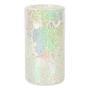 Pillar White Iridescent Crackle Oil Burner - Image 2