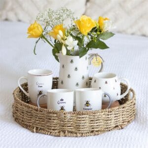 Bee Ceramic Flower Jug - Image 4