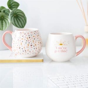 Terrazzo Print Rounded Mug - Image 5