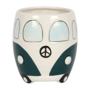 Dark Green Campervan Mug - Image 3