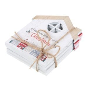 Christmas Village Coaster Set - Image 2