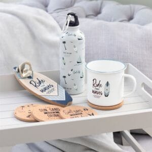 Surf's Up Cork Coaster Set - Image 4