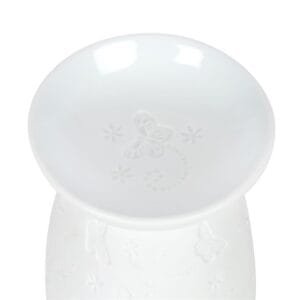 White Ceramic Butterfly Oil Burner and Wax Warmer - Image 4