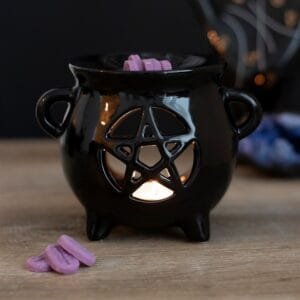 Pentagram Cauldron Oil Burner - Image 3